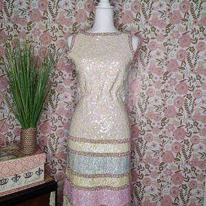 Vintage 50s sequin dress